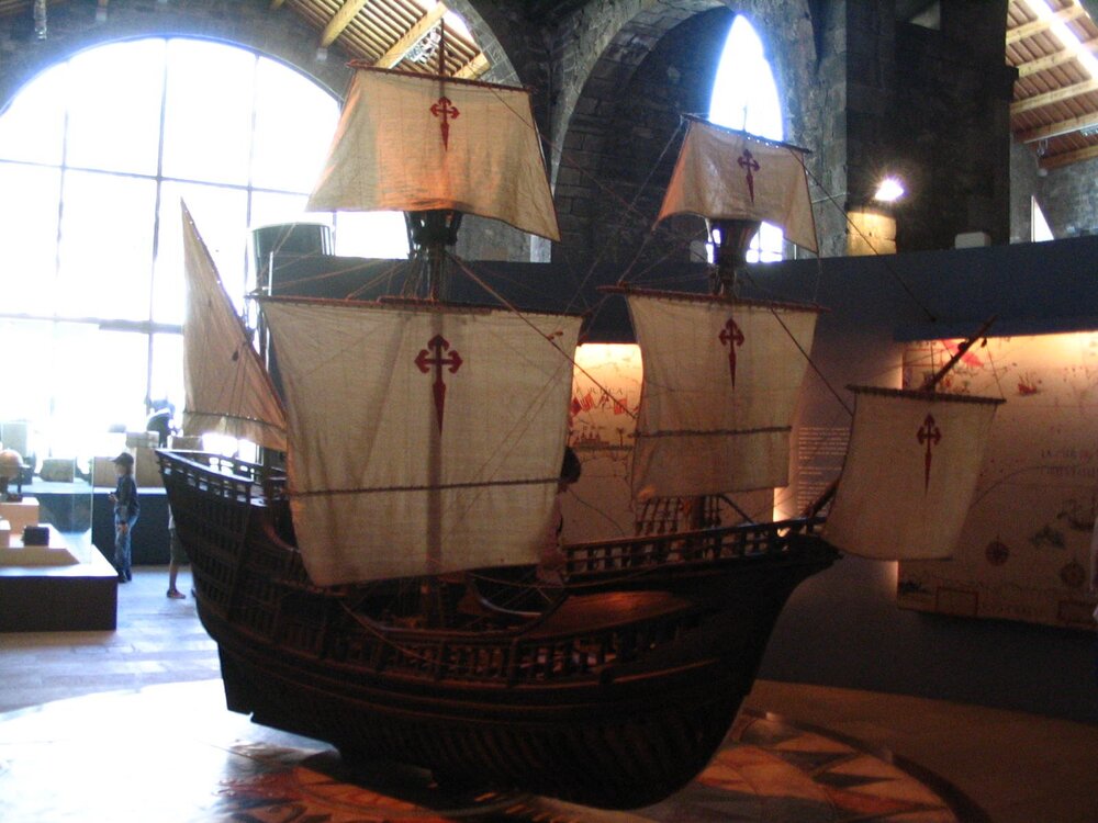 Maritime museum exhibit