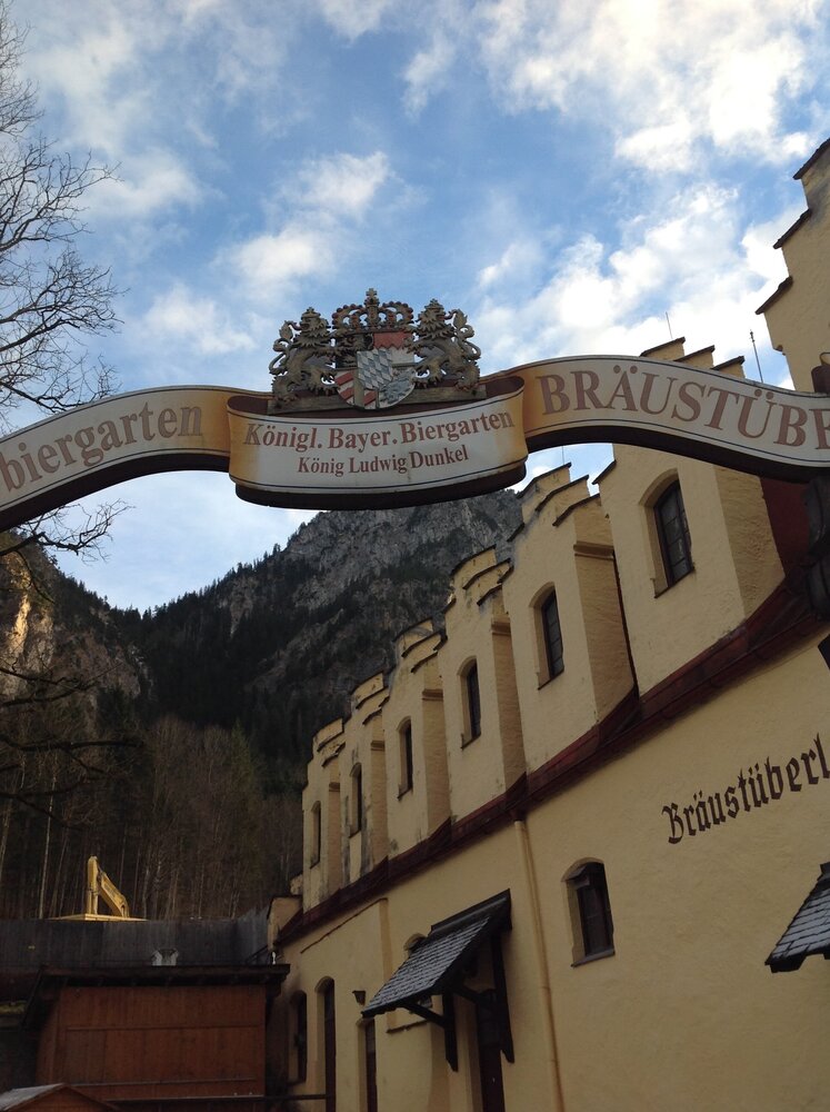 In the village of Schwangau, even the restaurants have royal names