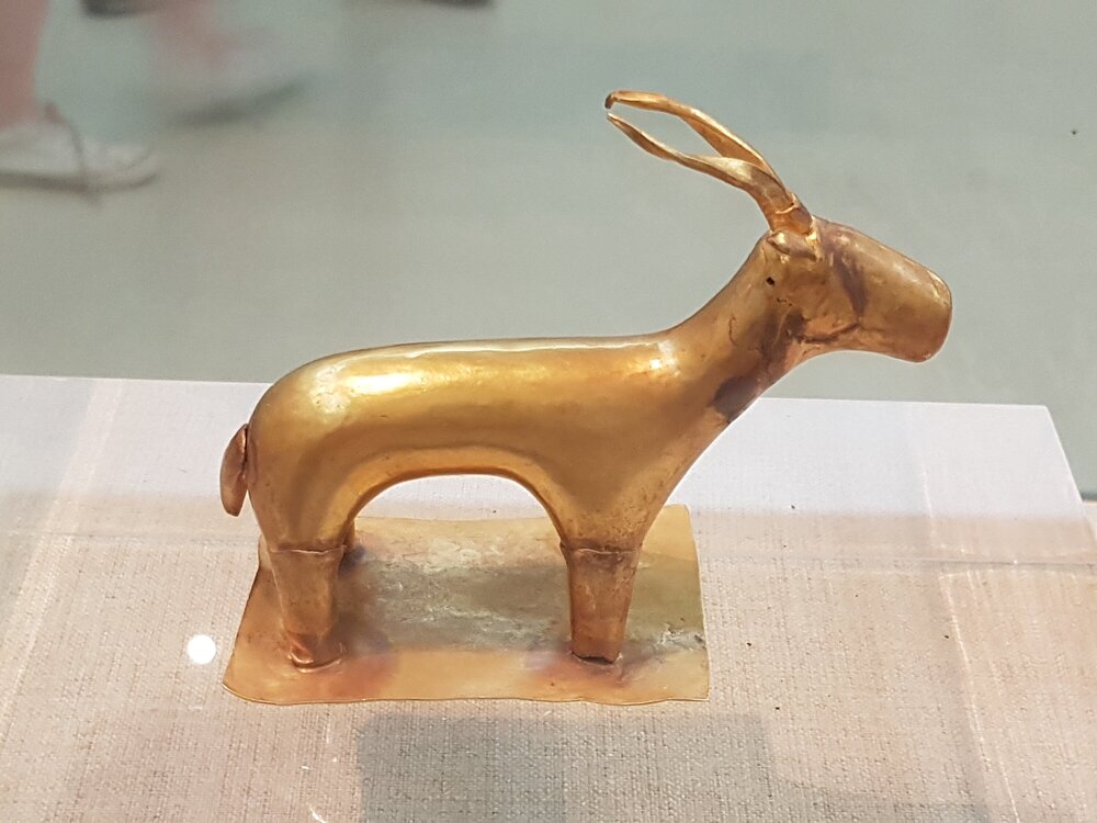 Тот самый золотой козерог из музея