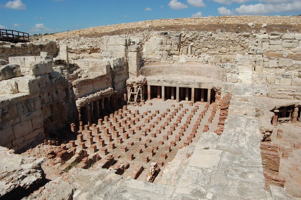 Подогреваемые полы в древнеримских банях