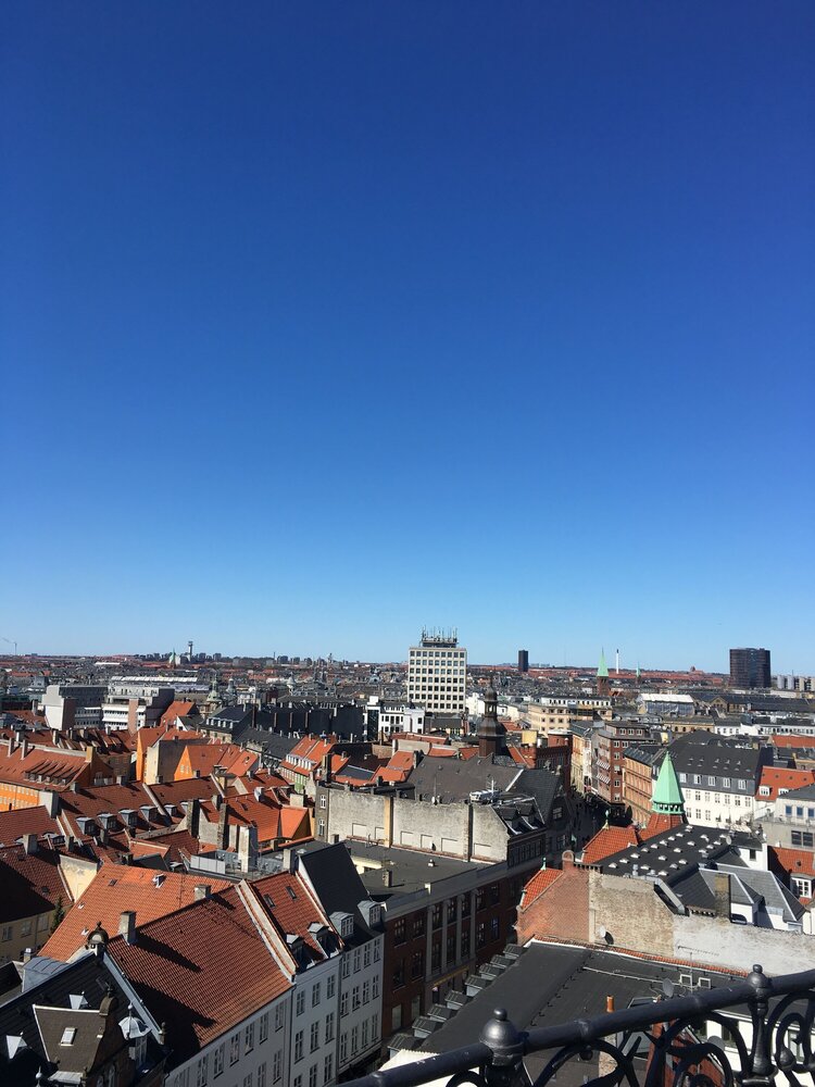 Вид на Копенгаген с верхней точки