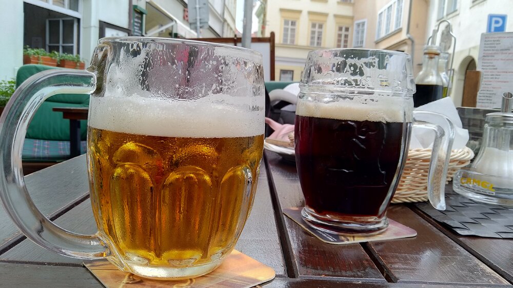 Чешское пиво Kozel и Pilsner