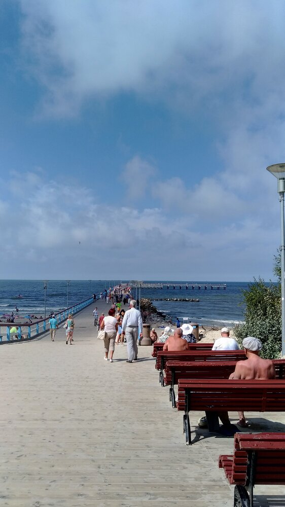 The pier in Palanga
