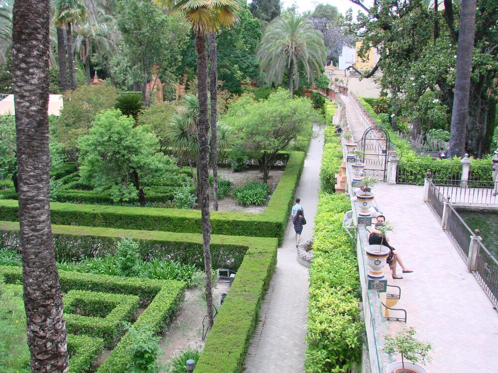 The Royal Gardens of the Alcázar