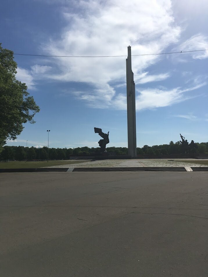 Victory Park. Monument to the Soviet Liberators of Riga