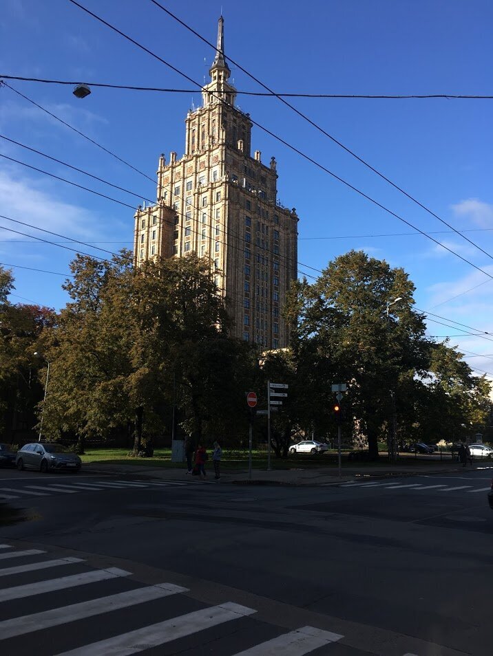 Academy of Sciences. View from Pushkin Street