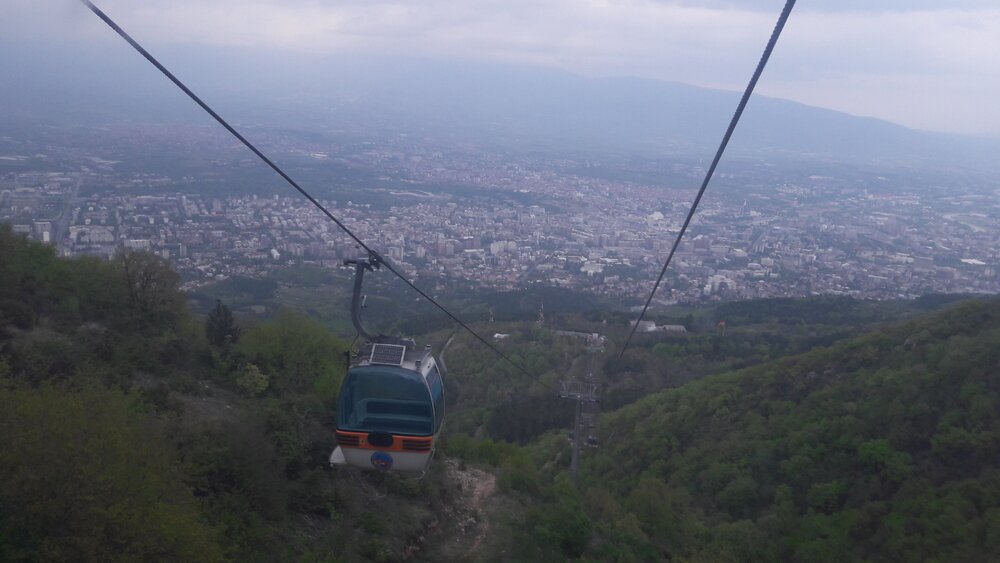 Funicular to Mt. Vodno