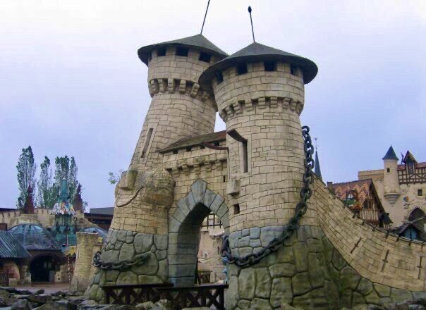 The medieval castle in Asterix Park