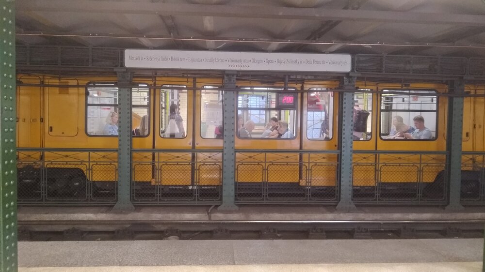 Retro subway cars