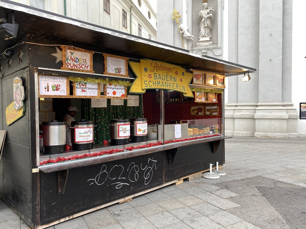 Food tents in Vienna