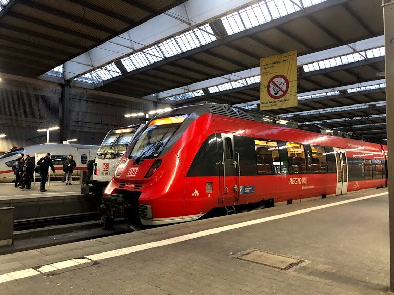 Regional trains at Munich station