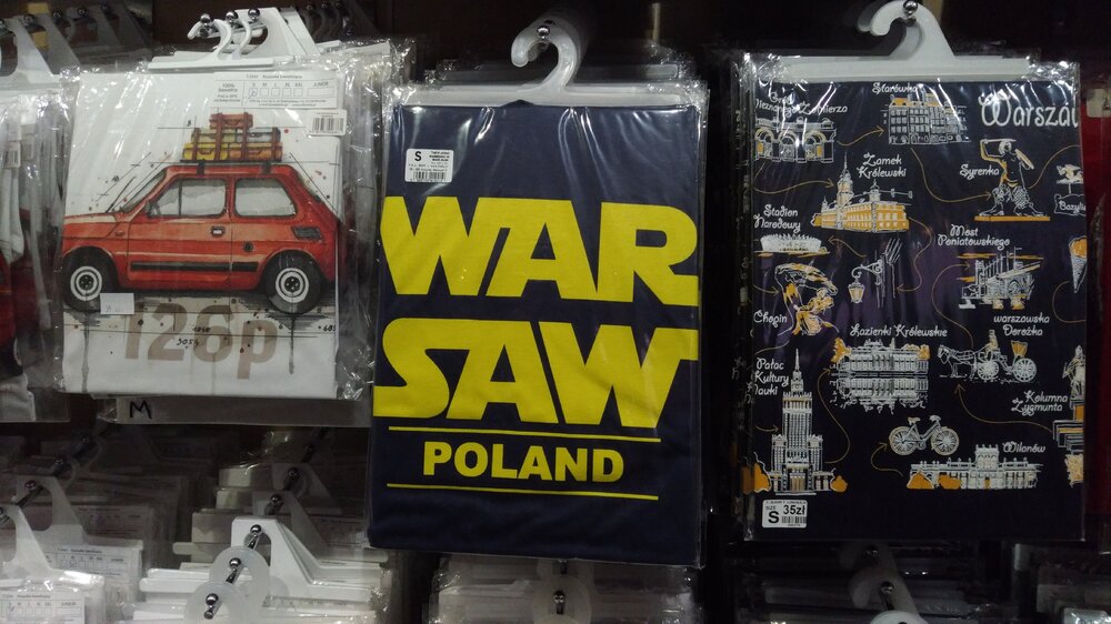 Сувенирные футболки в Варшаве