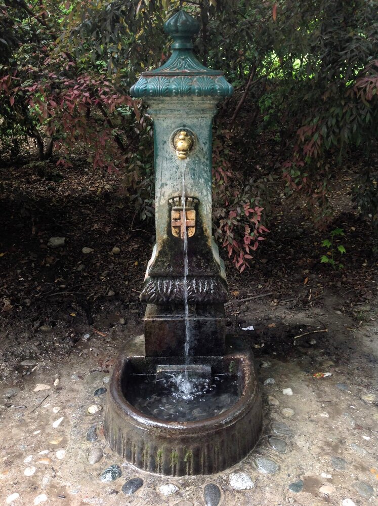 Питьевой фонтанчик в парке