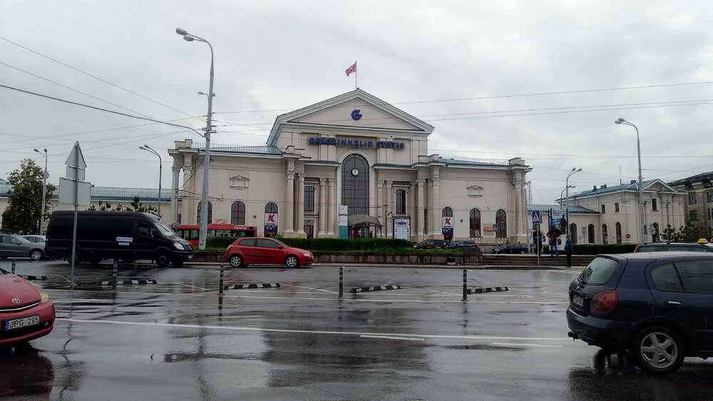 ЖД вокзал в Вильнюсе