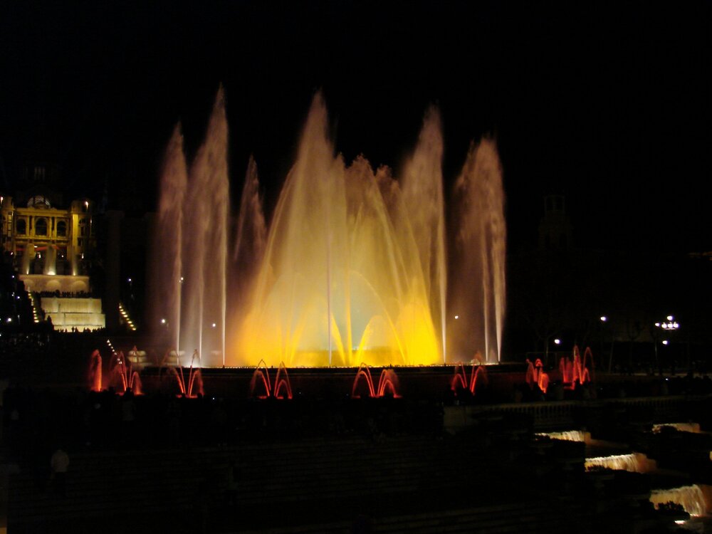 Магический фонтан в Барселоне