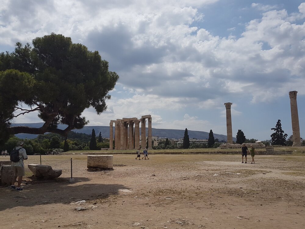Все, что осталась от Храма Зевса Олимпийского