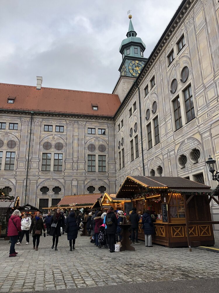 Рынок в Королевском дворце Мюнхена